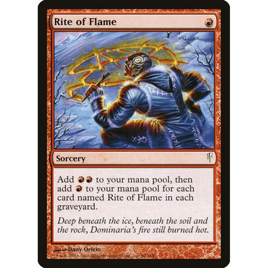 Rite of Flame common 96 Magic the Gathering Coldsnap