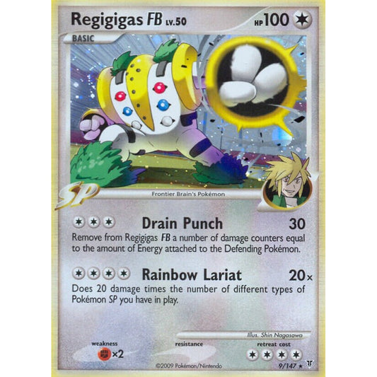 Regigigas FB Rare Holo 9/147 Pokemon Card Game Supreme Victors