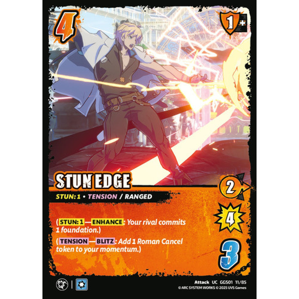 Stun Edge 11/85 Universus Card Game Guilty Gear -Strive- UC Non-Foil