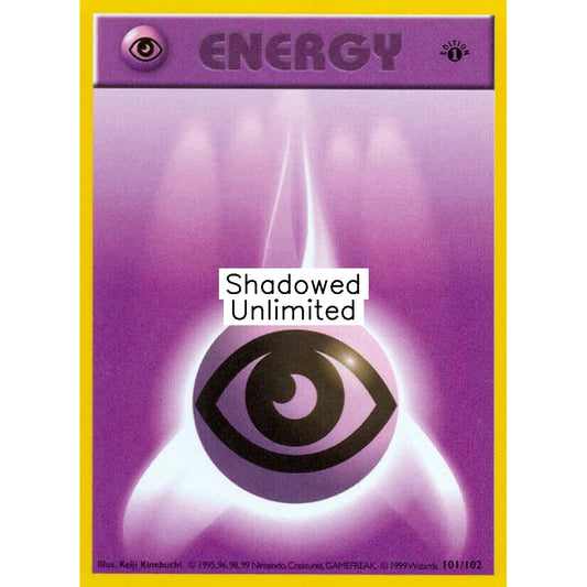 Psychic Energy Fixed 101/102 Pokemon Card Game Base Set