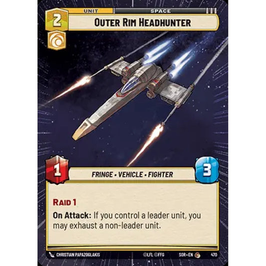Outer Rim Headhunter, 470, C, Star Wars Unlimited, Sparks Of Rebellion