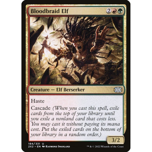 Bloodbraid Elf uncommon 184 Magic the Gathering Double Masters 2022