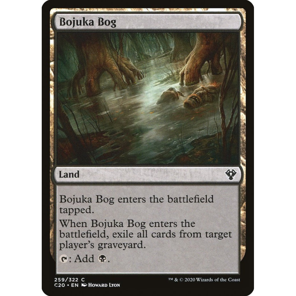 Bojuka Bog common 259 Magic the Gathering Commander 2020