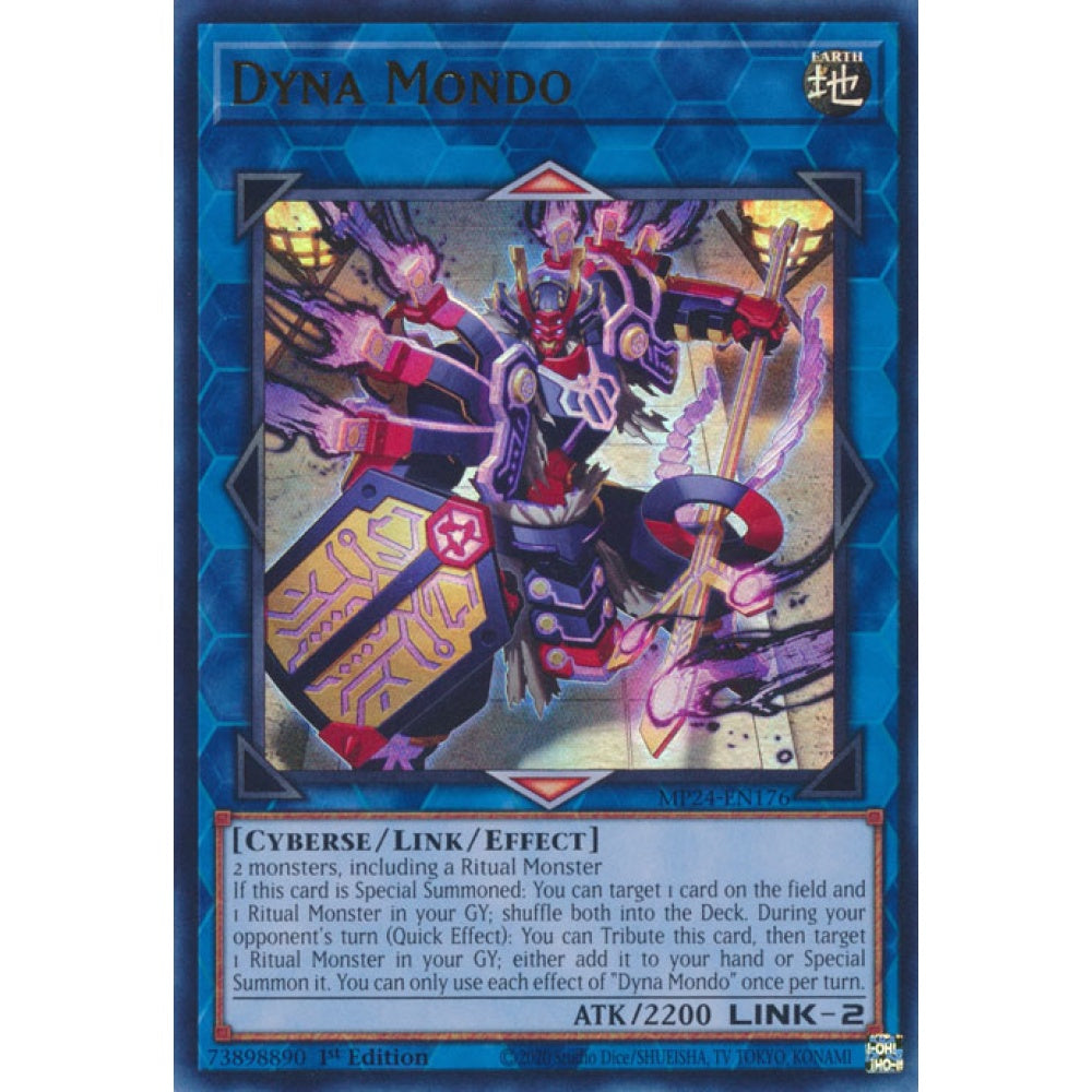 Dyna Mondo MP24-EN176 Ultra Ultra Rare Yu-Gi-Oh 25th Anniversary Tin: Dueling Mirrors in Art