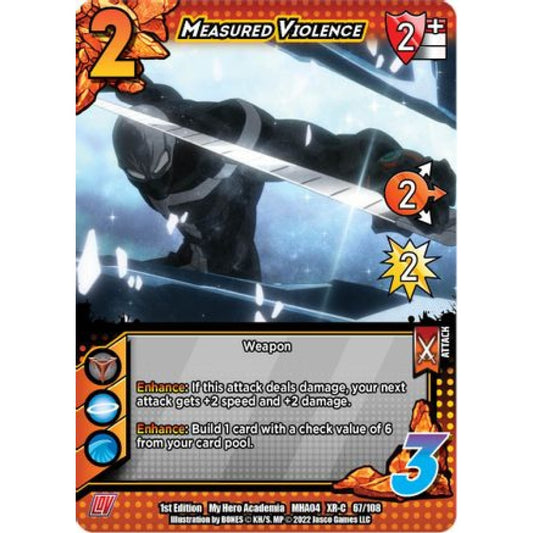 Measured Violence, 067/108, XR-C, UniVersus, MHA04 League of Villains