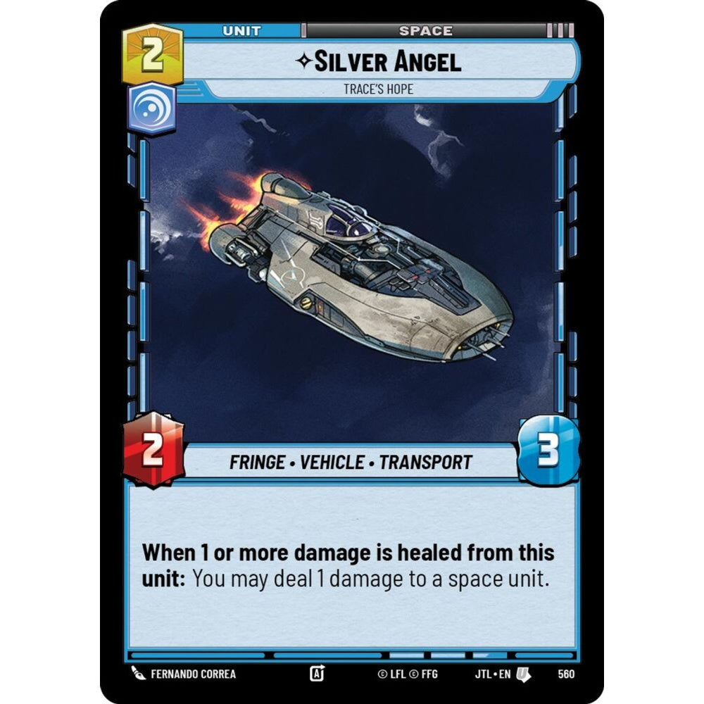 Silver Angel, U, JTL 560) Foil, Star Wars Unlimited