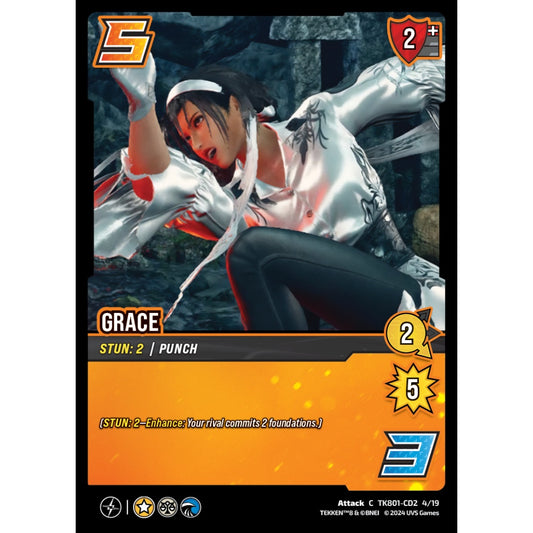 Grace, 4/19, TK801-CD2, Universus, TEKKEN 8 Clash Decks, Attack, C