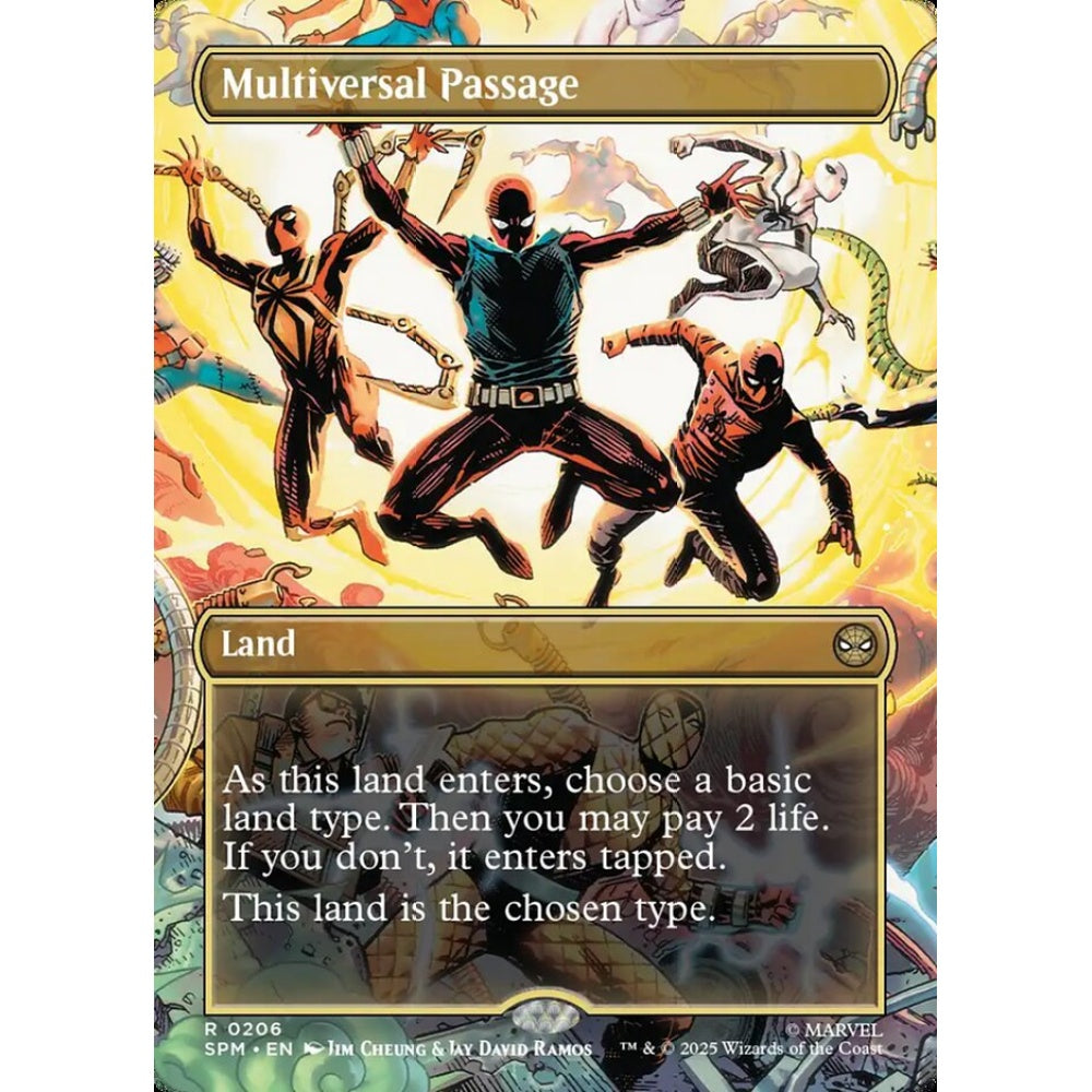 Multiversal Passage rare 206 Magic the Gathering Marvel's Spider-Man