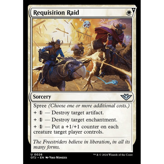 Requisition Raid, 26, uncommon, Magic: The Gathering, Outlaws of Thunder Junction