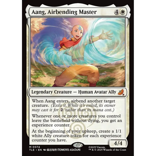 Aang, Airbending Master mythic 74 Magic the Gathering Avatar: The Last Airbender Eternal