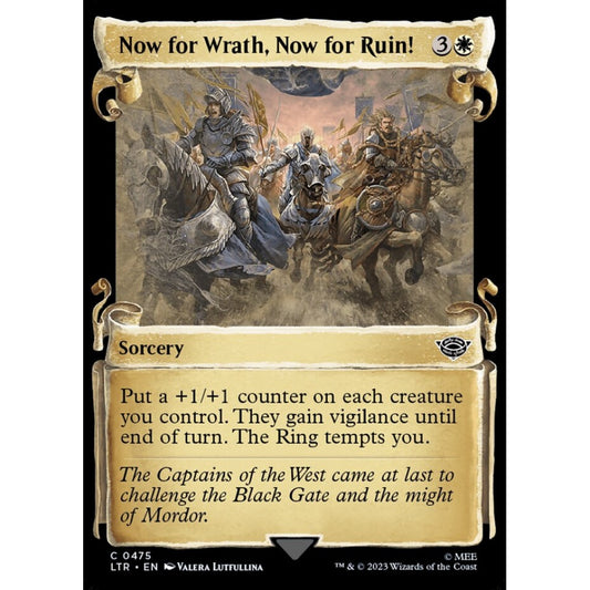 Now for Wrath, Now for Ruin!, common, 475, Magic the Gathering, The Lord of the Rings: Tales of Middle-earth