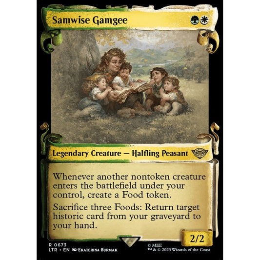 Samwise Gamgee, rare, 673, Magic the Gathering, The Lord of the Rings: Tales of Middle-earth
