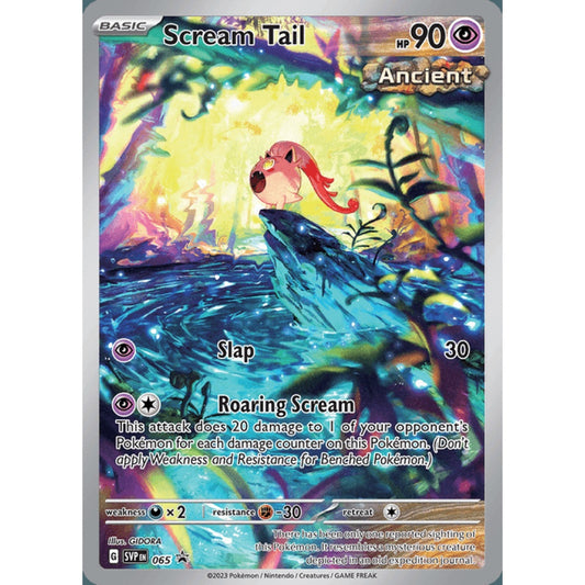 Scream Tail Black Star Promo 65 Pokemon Card Game Scarlet & Violet Promos