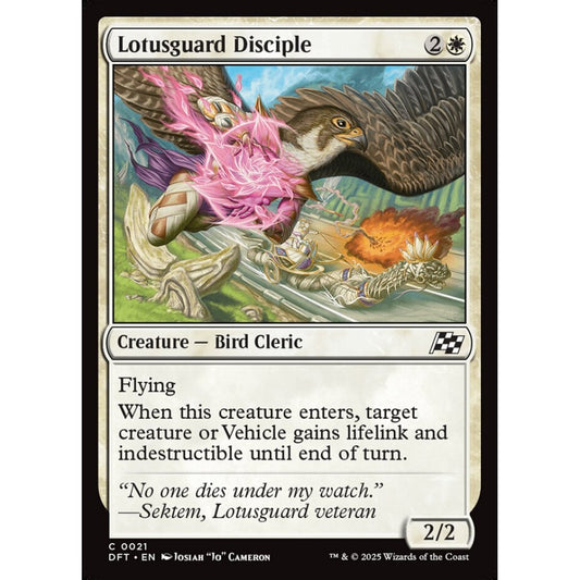 Lotusguard Disciple, 21, common, Magic: The Gathering, Aetherdrift