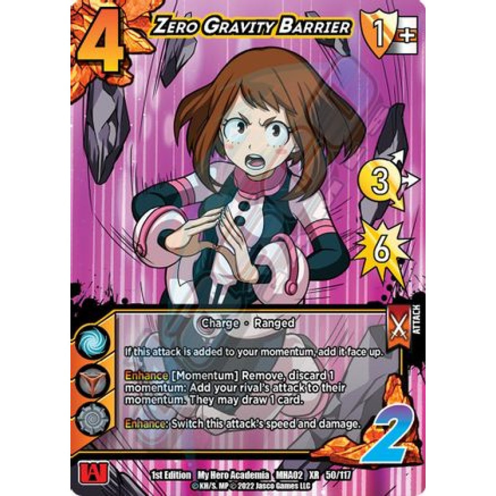 Zero Gravity Barrier, 50/117, XR, UniVersus, MHA02 Crimson Rampage