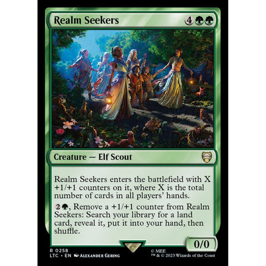 Realm Seekers, rare, 258, Magic the Gathering, Tales of Middle-earth Commander
