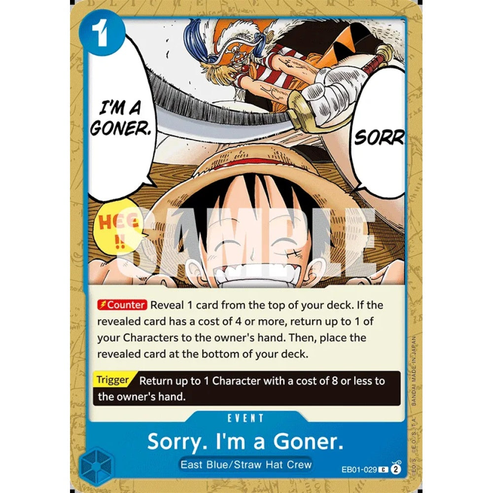 Sorry. I'm a Goner., EB01-029, Common, One Piece, Memorial Collection