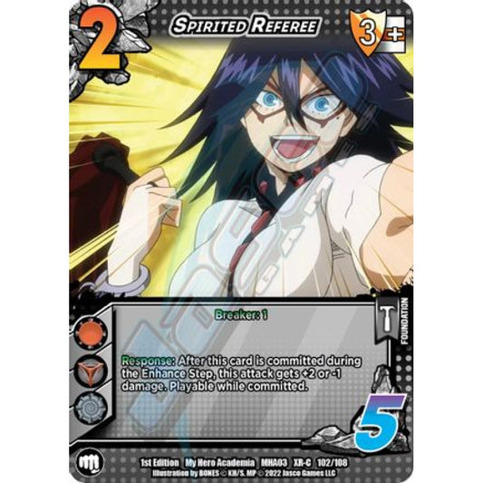Spirited Referee, 102/108, XR-C, UniVersus, MHA03 Heroes Clash