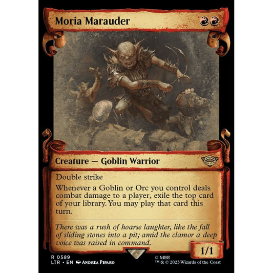 Moria Marauder, rare, 589, Magic the Gathering, The Lord of the Rings: Tales of Middle-earth