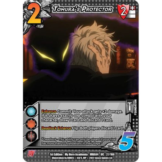 Tomura's Protector, 027/108, UC, UniVersus, MHA04 League of Villains