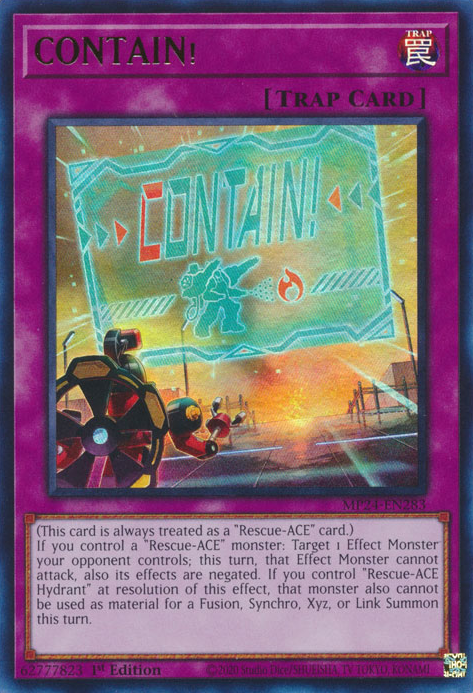 CONTAIN! MP24-EN283 Ultra Ultra Rare Yu-Gi-Oh 25th Anniversary Tin: Dueling Mirrors in Art