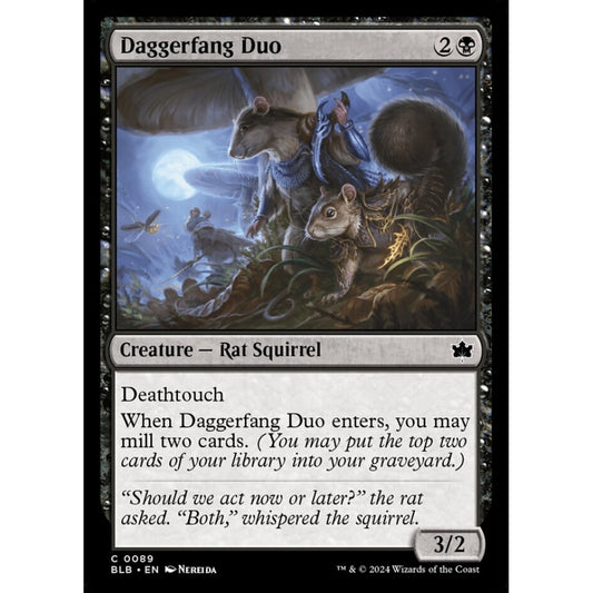 Daggerfang Duo, 89, common, Magic: The Gathering, Bloomburrow