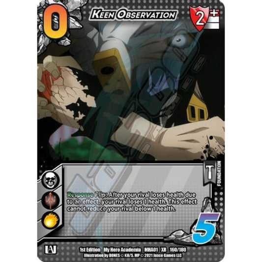 Keen Observation, 160/180, XR, UniVersus, MHA01 My Hero Academia