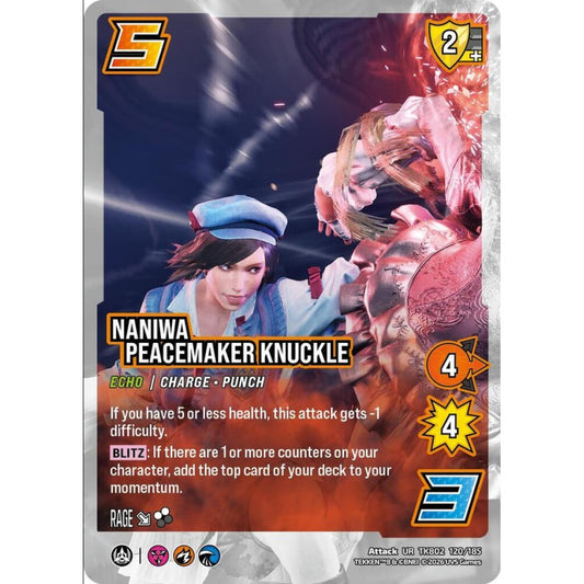 Naniwa Peacemaker Knuckle 120/185 TK802 Universus Tekken 8 Attack UR