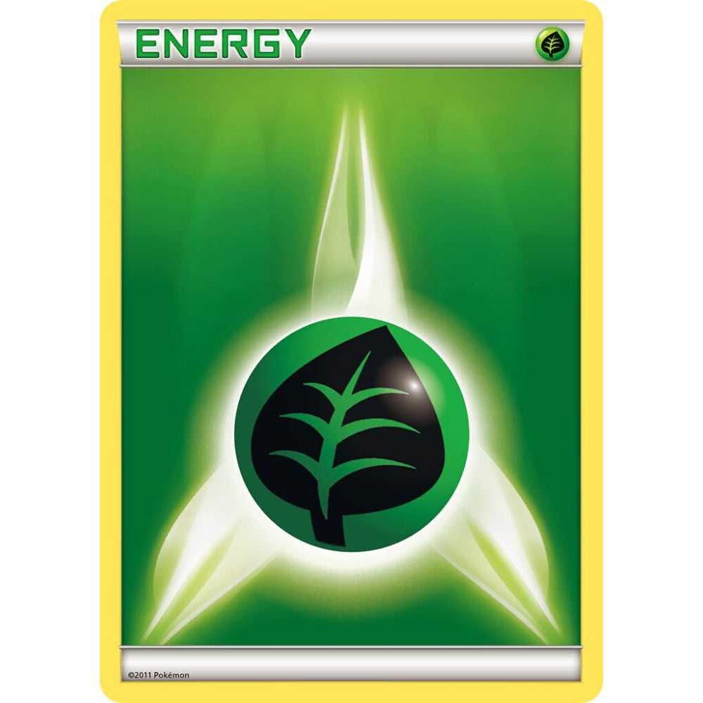 Grass Energy Fixed No. 001 Pokemon Card Game 2011 Energies