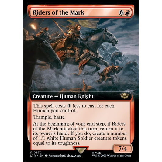 Riders of the Mark, rare, 832, Magic the Gathering, The Lord of the Rings: Tales of Middle-earth