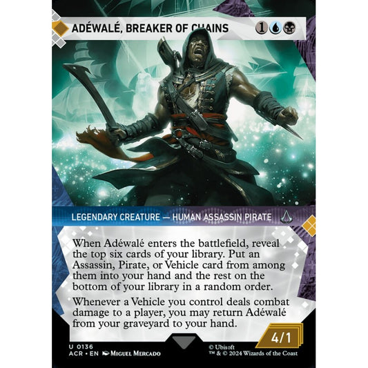 Adéwalé, Breaker of Chains uncommon 136 Magic the Gathering Assassin's Creed