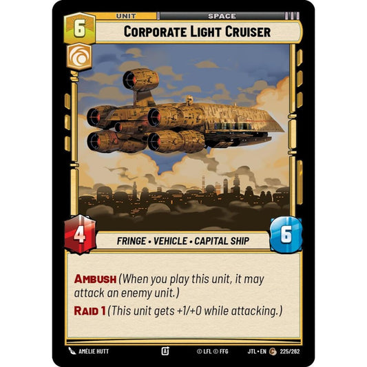 Corporate Light Cruiser, C, JTL 225), Star Wars Unlimited