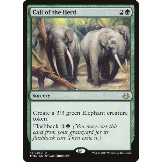 Call of the Herd rare 121 Magic the Gathering Modern Masters 2017