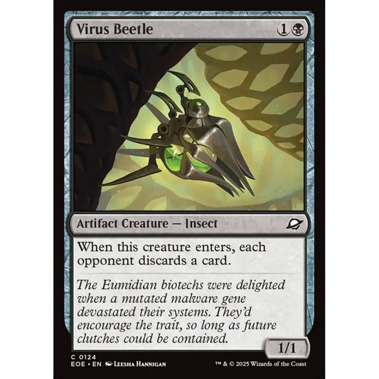 Virus Beetle common 124 Magic the Gathering Edge of Eternities