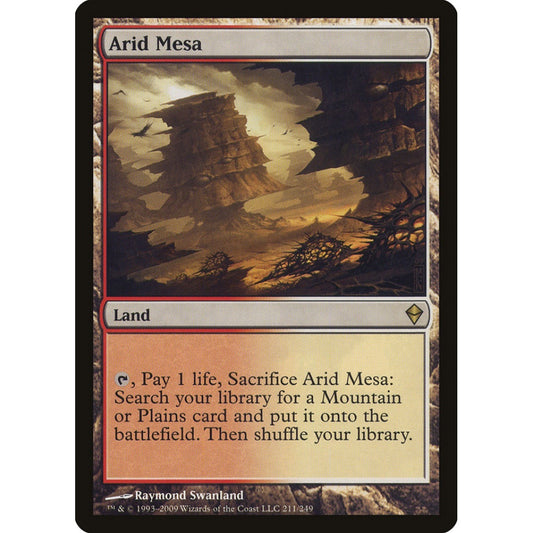 Arid Mesa rare 211 Magic the Gathering Zendikar