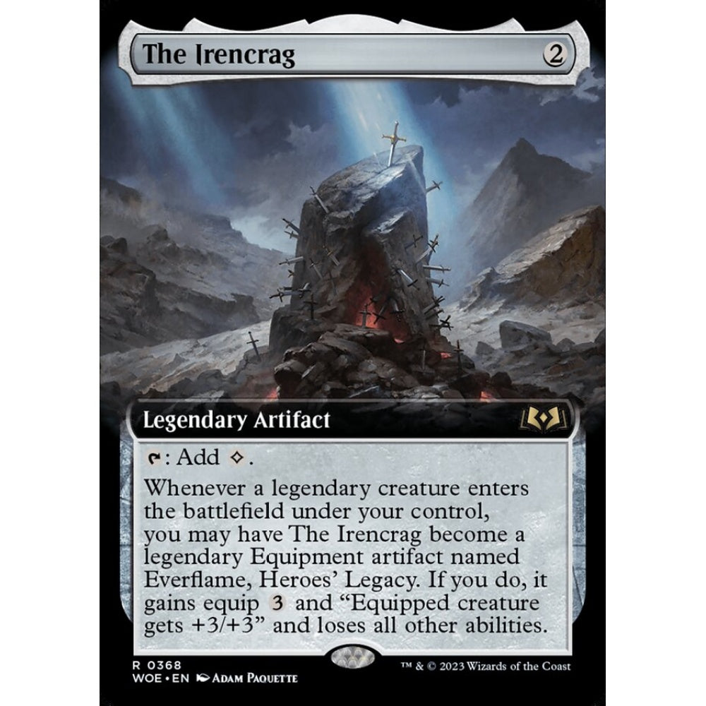 The Irencrag, rare, 368, Magic the Gathering, Wilds of Eldraine