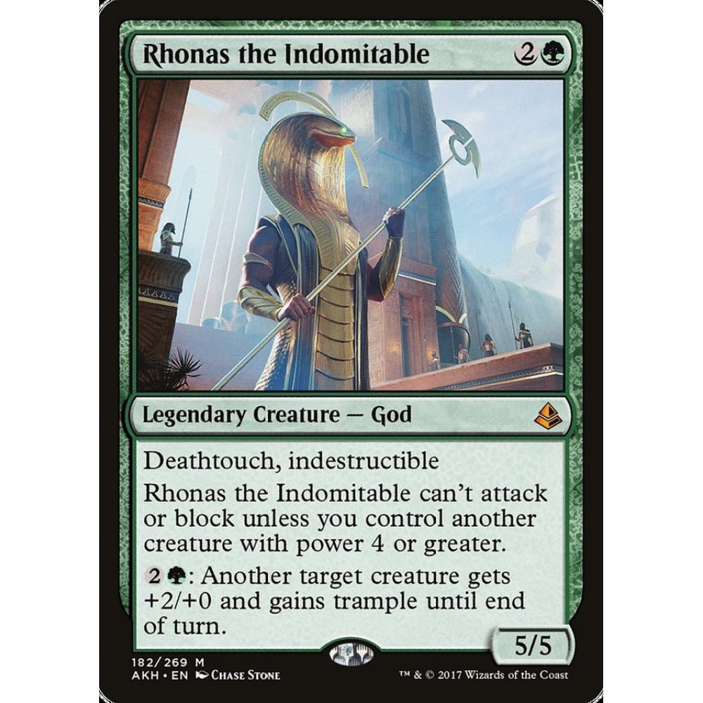 Rhonas the Indomitable mythic 182 Magic the Gathering Amonkhet