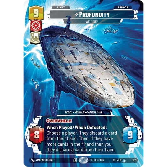 Profundity, L, JTL 1071) Prestige Foil, Star Wars Unlimited