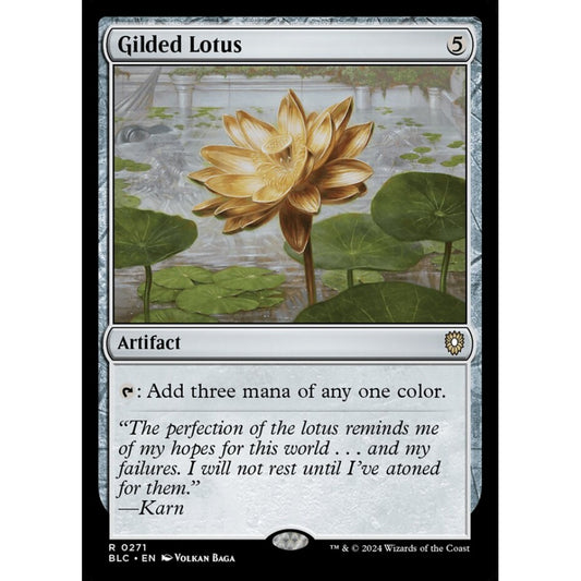 Gilded Lotus, 271, rare, Magic: The Gathering, Bloomburrow