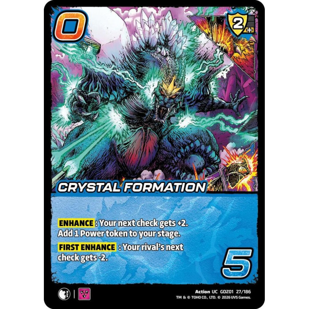 Crystal Formation GDZ01 27/186 GDZ01 Universus Godzilla: Reign of Kaiju Action UC