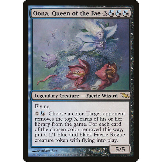 Oona, Queen of the Fae rare 172 Magic the Gathering Shadowmoor
