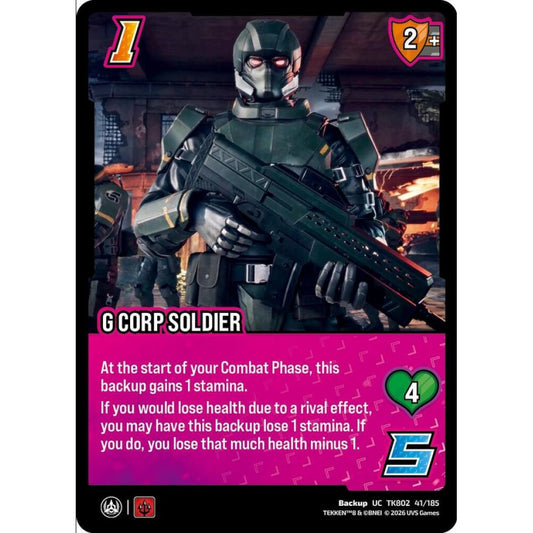 6 Corp Soldier 41/185 TK802 Universus Tekken 8 Backup UC