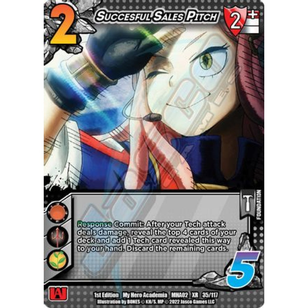 Successful Sales Pitch, 35/117, XR, UniVersus, MHA02 Crimson Rampage