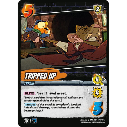 Tripped Up 173/186 TMNT01 Universus Teenage Mutant Ninja Turtles Attack C