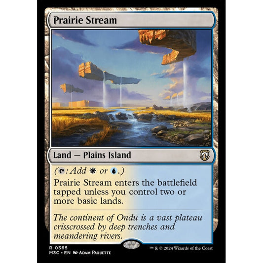 Prairie Stream, 365, rare, Magic: The Gathering, Modern Horizons 3
