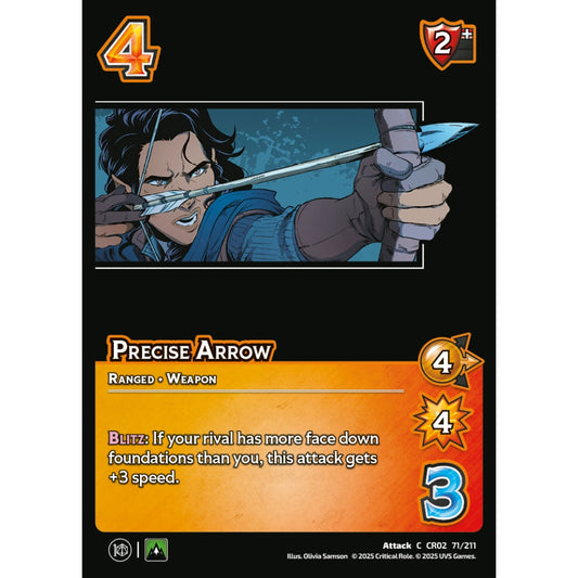 Precise Arrow, 71/211, CR02, Universus, Critical Role: Heroes Of Exandria, Attack, C