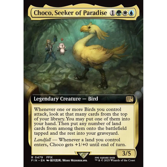 Choco, Seeker of Paradise rare 479 Magic the Gathering Final Fantasy