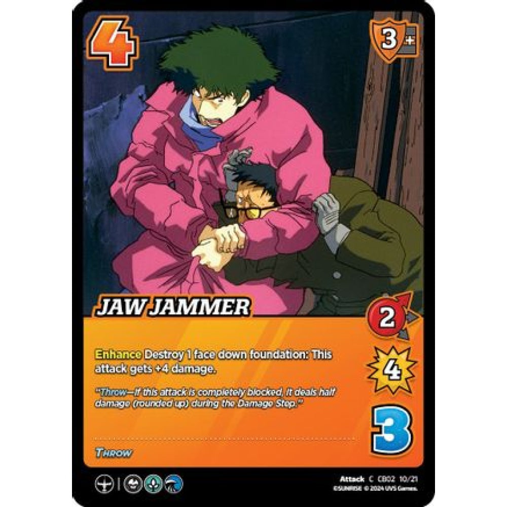 Jaw Jammer, 10/21, C, UniVersus, Cowboy Bebop & Trigun Stampede