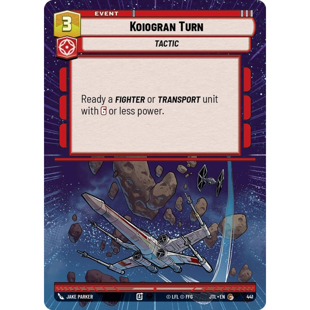 Koiogran Turn, C, JTL 441) Hyperspace, Star Wars Unlimited