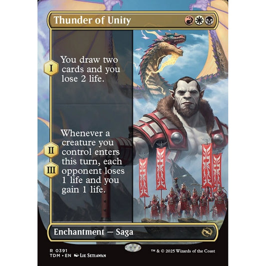Thunder of Unity rare 391 Magic the Gathering Tarkir: Dragonstorm